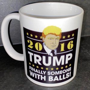 Donald Trump Coffee Mug 2016 Funny Novelty EUC